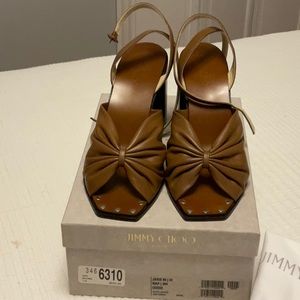 Jimmy Choo gorgeous Napa leather sandals, size 41, NWT
